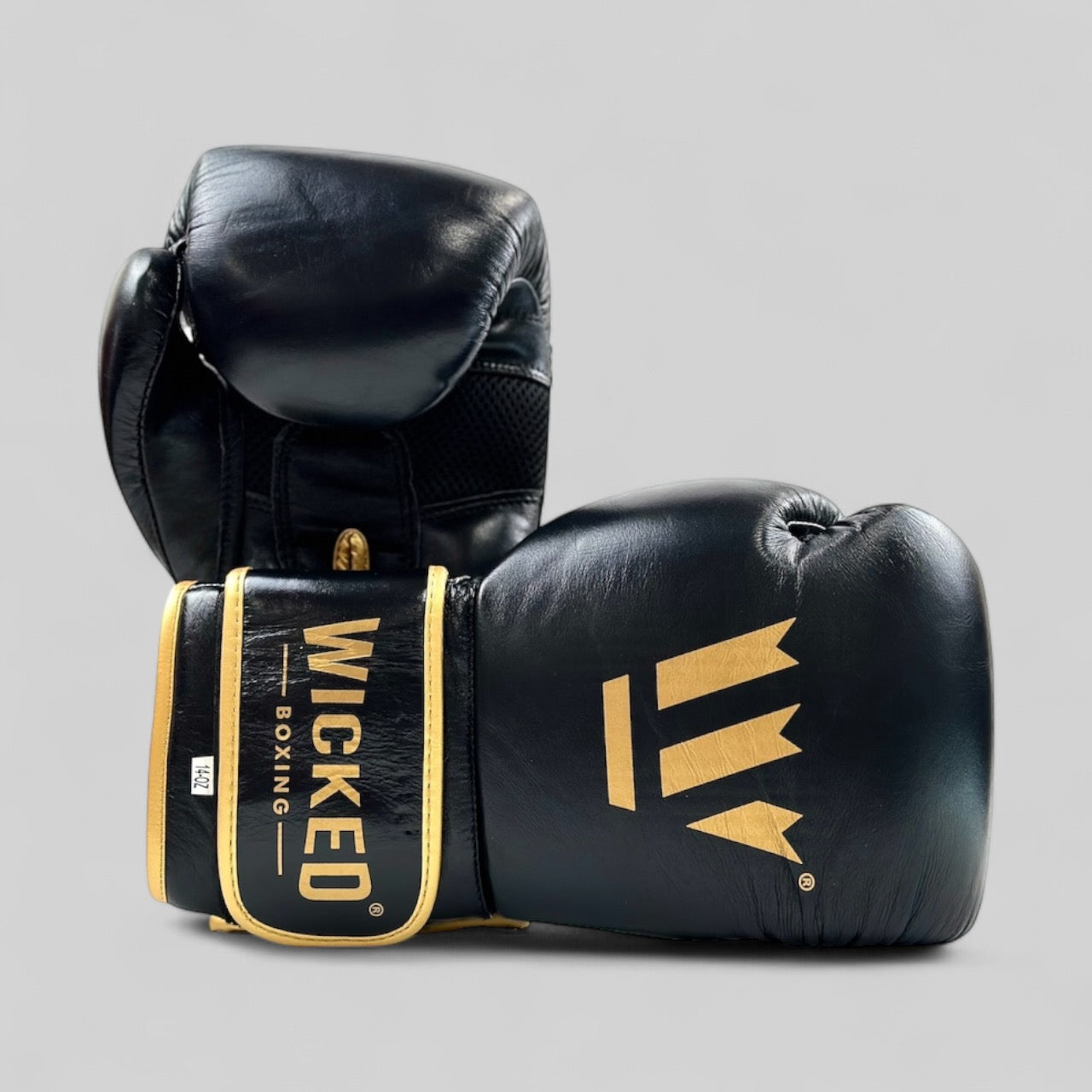 Wicked outlet Leather Boxing Professional Training Lace up Gloves 14 oz & Hand Wraps