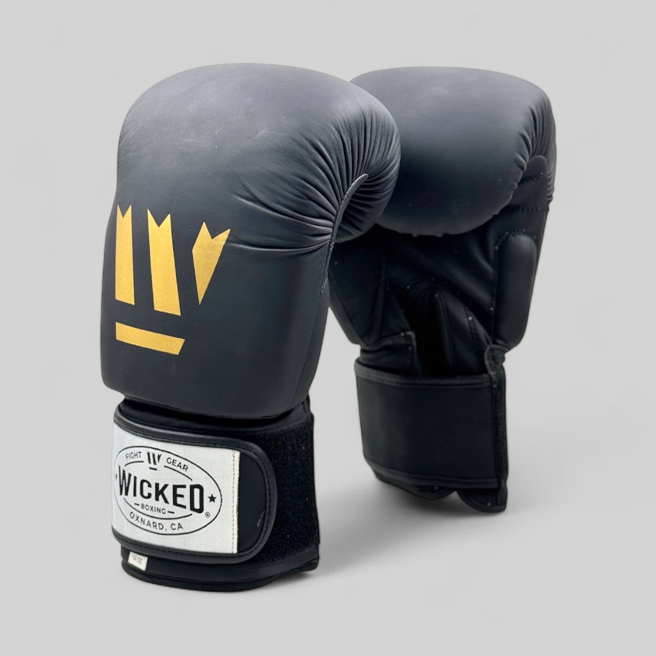 Wicked Leather Boxing Professional Training Lace up Gloves 14 oz & online Hand Wraps