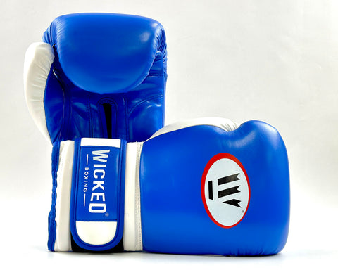 Boxnard Training Gloves – Ultimate Comfort & Performance blue and white